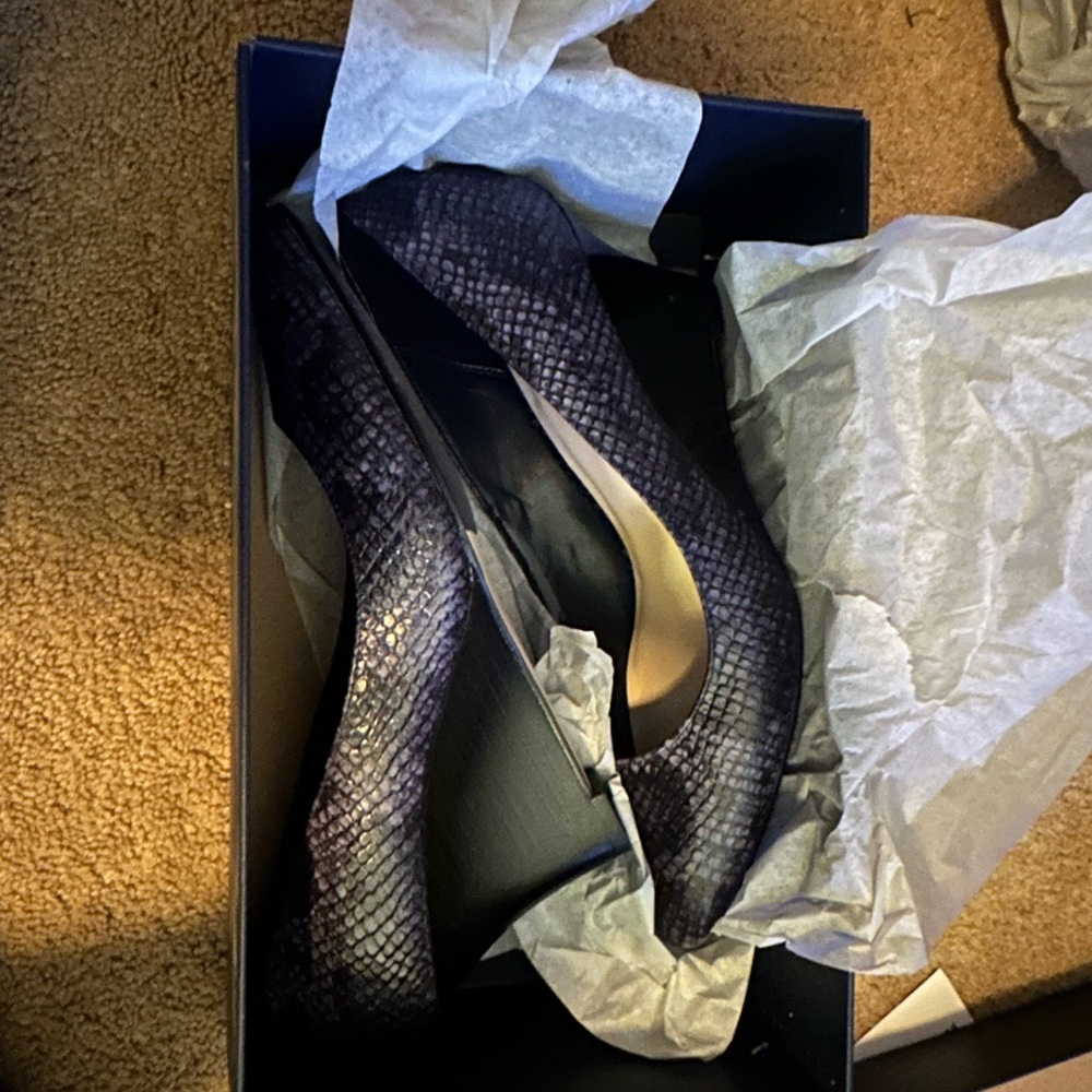 Cole Haan Lena Snake Wedge